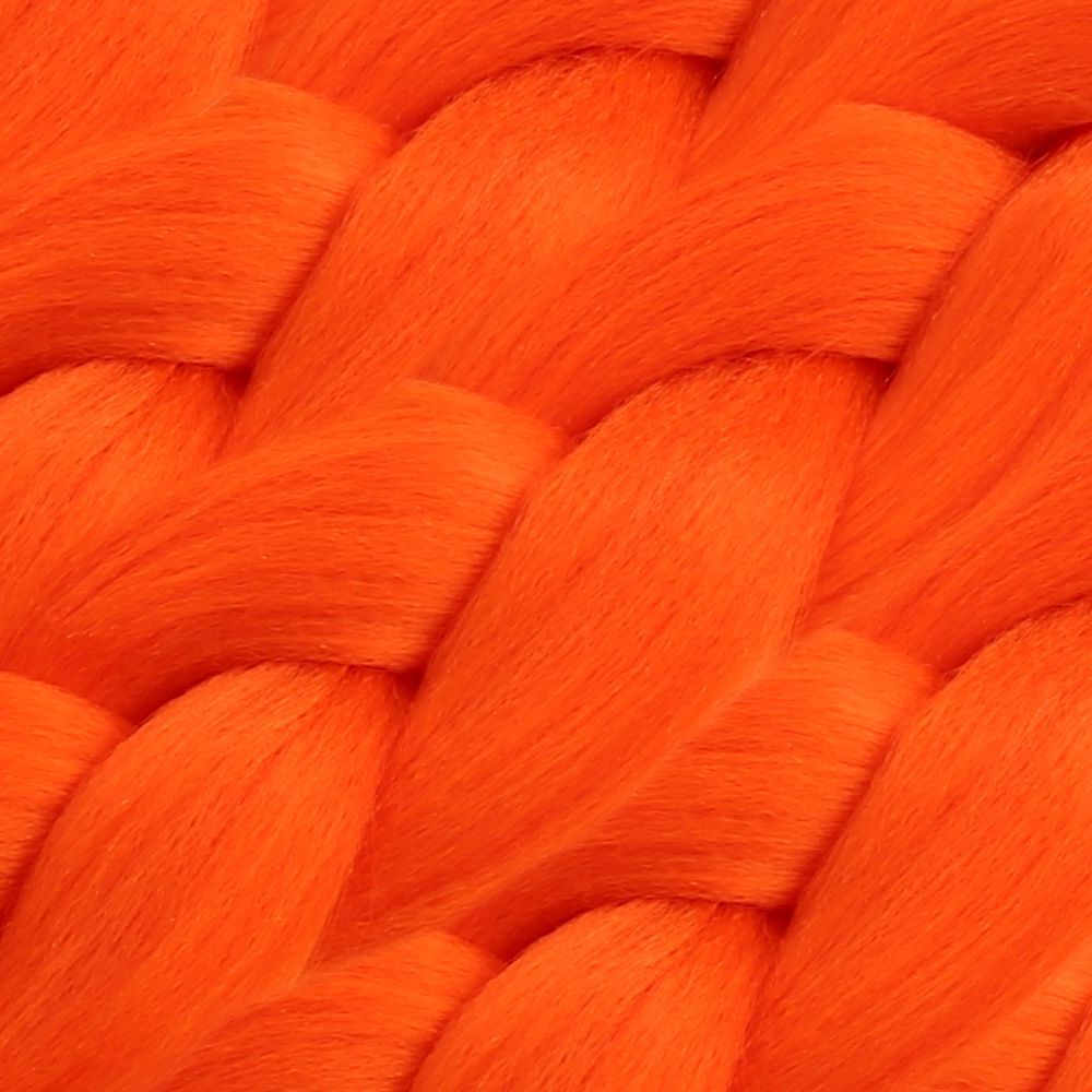 Synthetic Hair / Orange For Afro Braid And Rasta