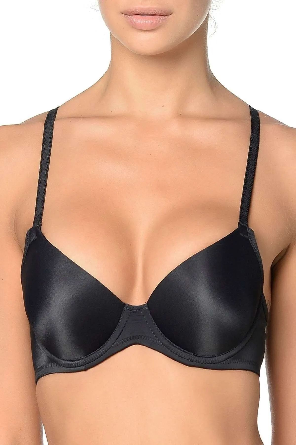 Women's Black Casual Basic Padded Push-Up Bra 2250