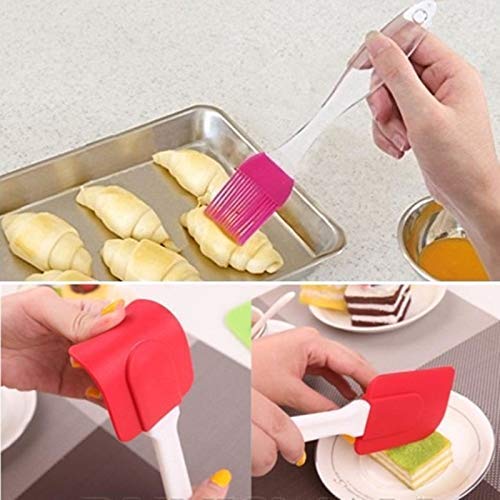 2'' Silicone Pastry - Pastry - Pastry Oil Brush and Spatula Set