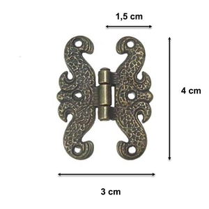 Butterfly Tumbled Hinge Small Size