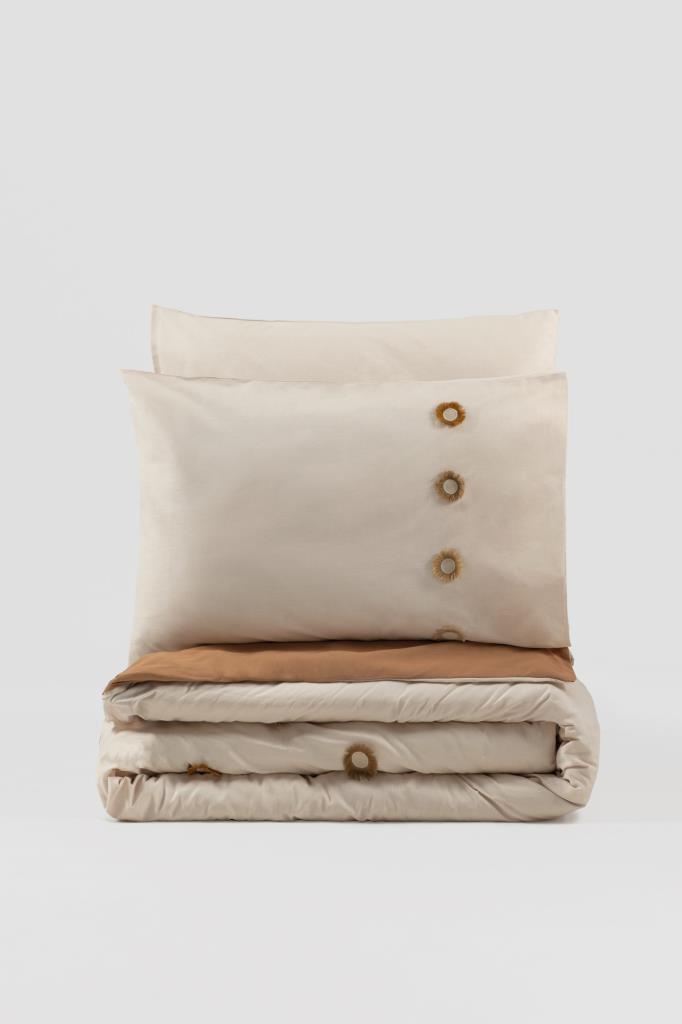 Ranforce Double Duvet Cover Nomi Beige