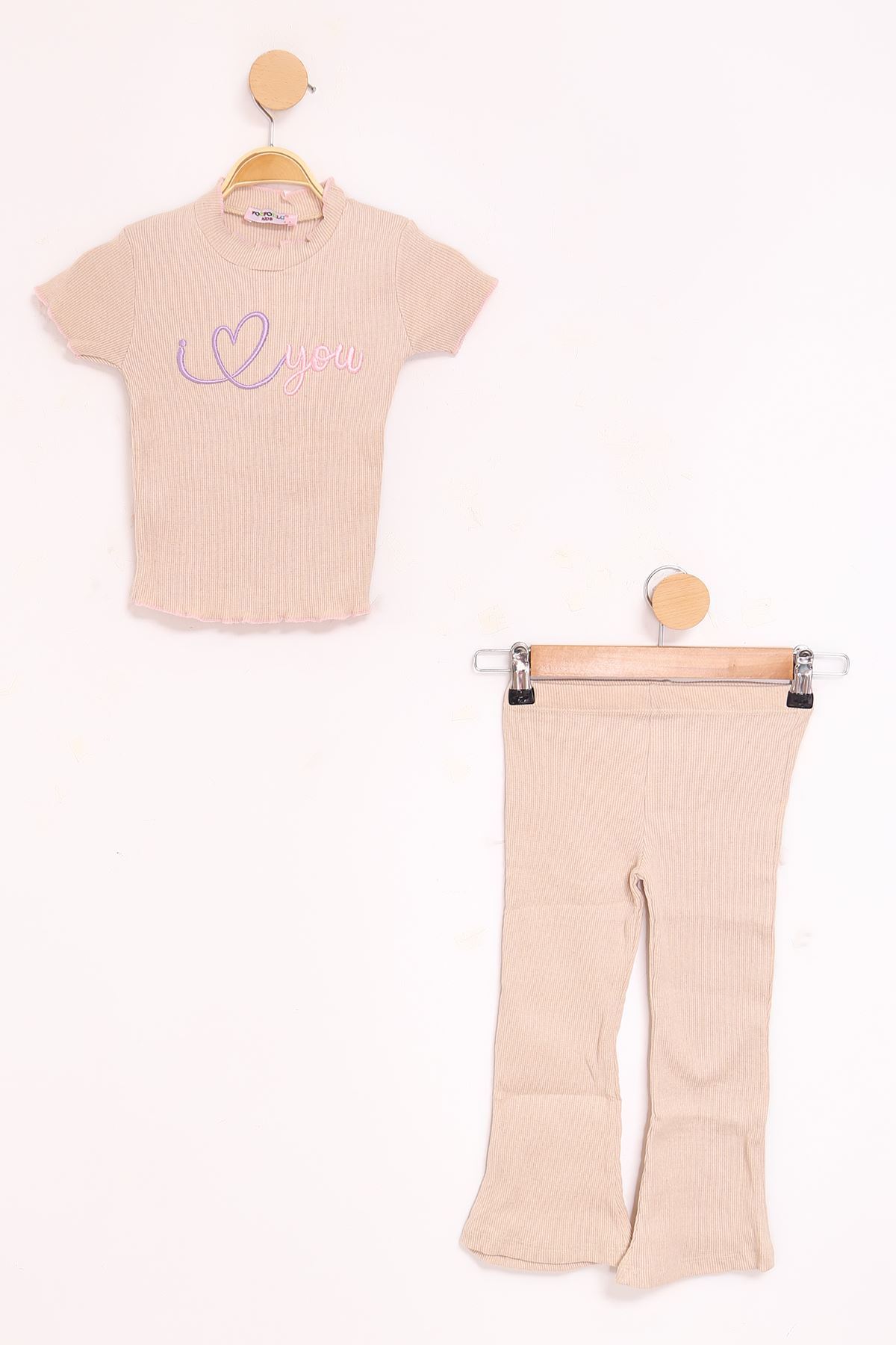 2-10 Year Old Children's Suit Beige