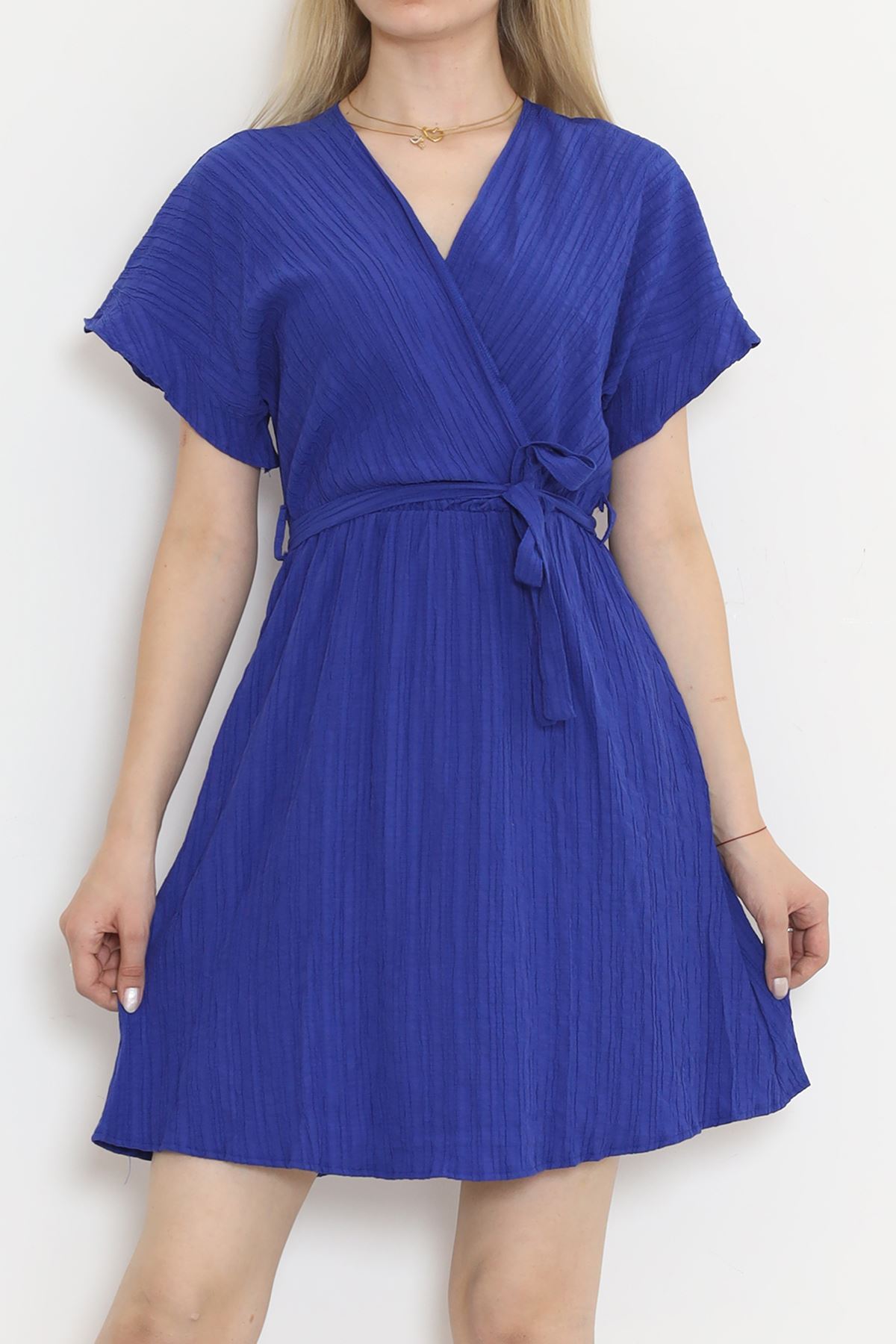 Double-breasted Collar Dress Saks