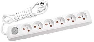 Viko Multi-let Wired Group Socket 6 pcs 2 Meters