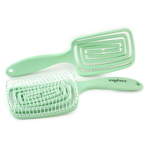 Special Hair Detangling Brush with Bun / Aqua Green / JT8588