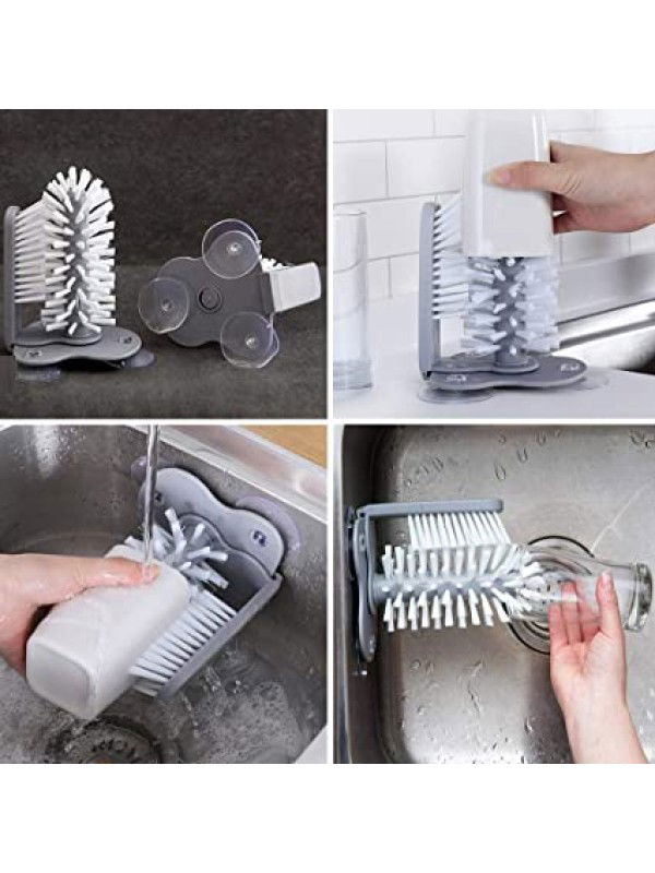 Hand Dishwashing Brush with Suction Cup