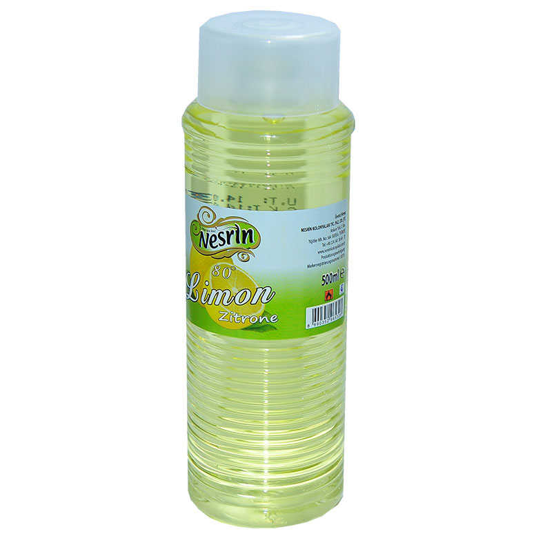 Lemon Cologne 80 Degrees Pet Bottle 500 ML