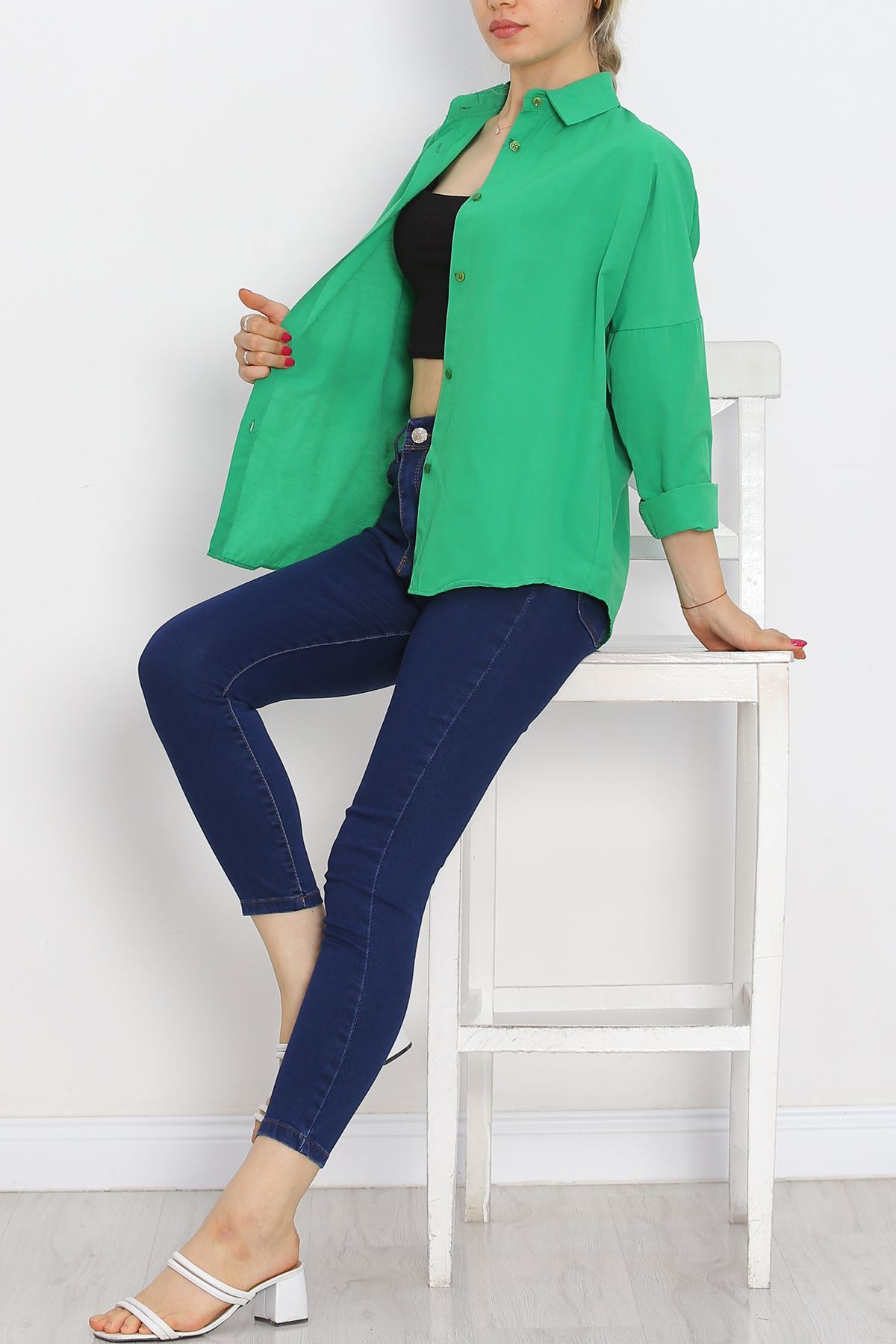 Oversize Shirt Green6