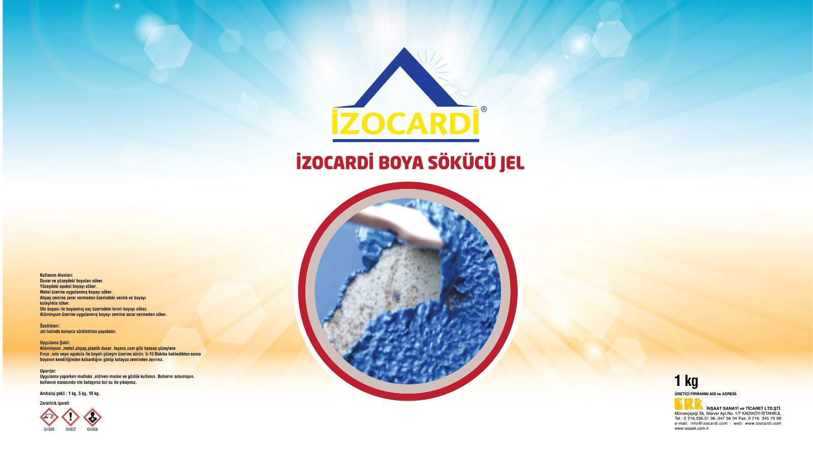 Izocardi Paint Remover Gel 1 Kg