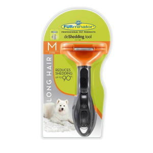 Easy Combing Brush for Long Hair Dogs Cleanable Steel Comb Hair Picker Medium