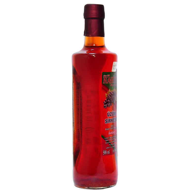 Grape Vinegar Natural Additive Free Glass Bottle 500 ML