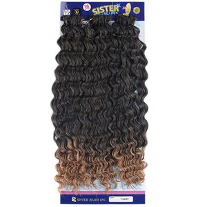 Afro Hair Wavy Hair / Black Caramel Color Transition T1B/27