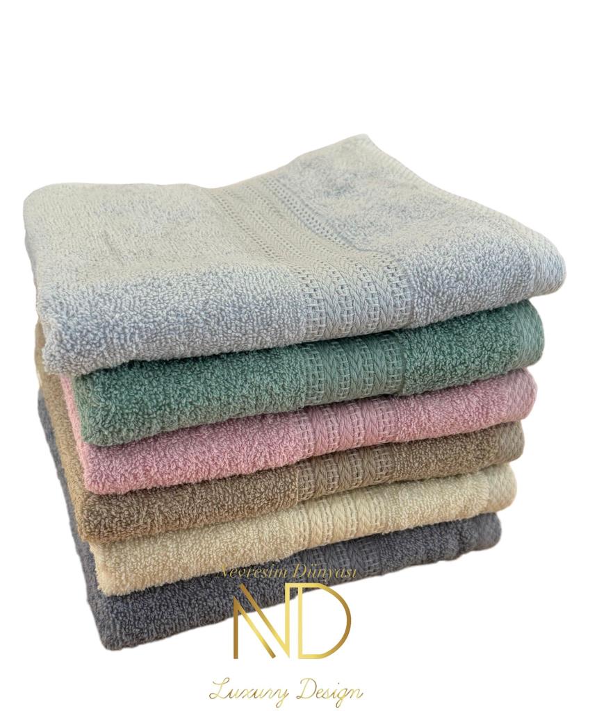 bedding world collection 6-piece 50x90 towel