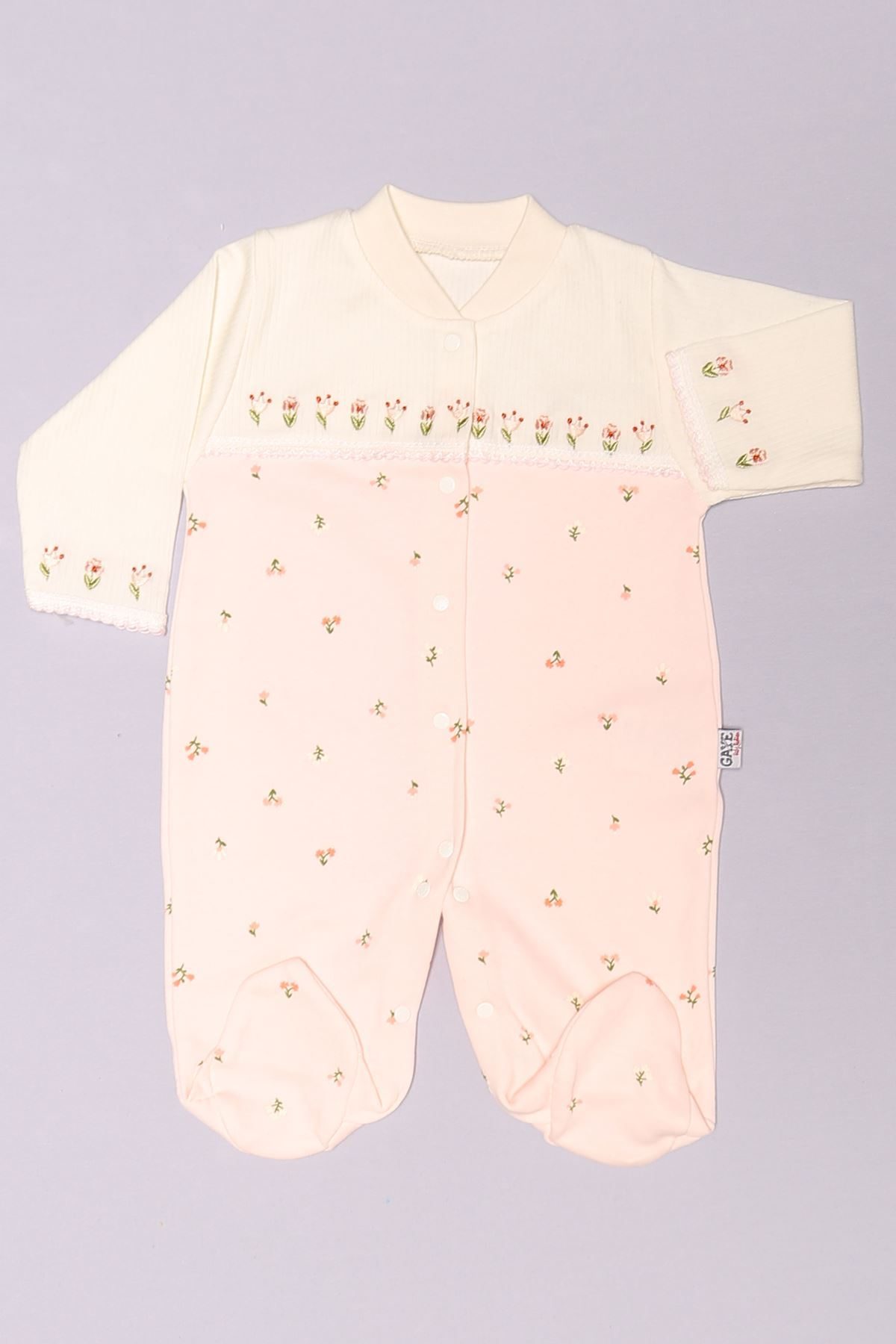 1-6 Month Baby Jumpsuit Powder