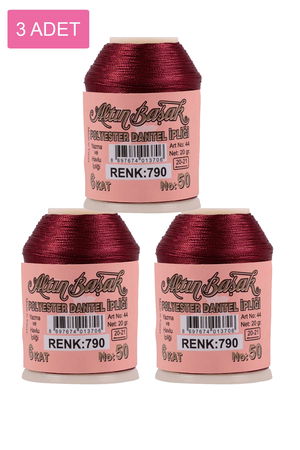 3 Pieces Altinbasak Oya and Lace Floss 20 gr - Turk - No: 790