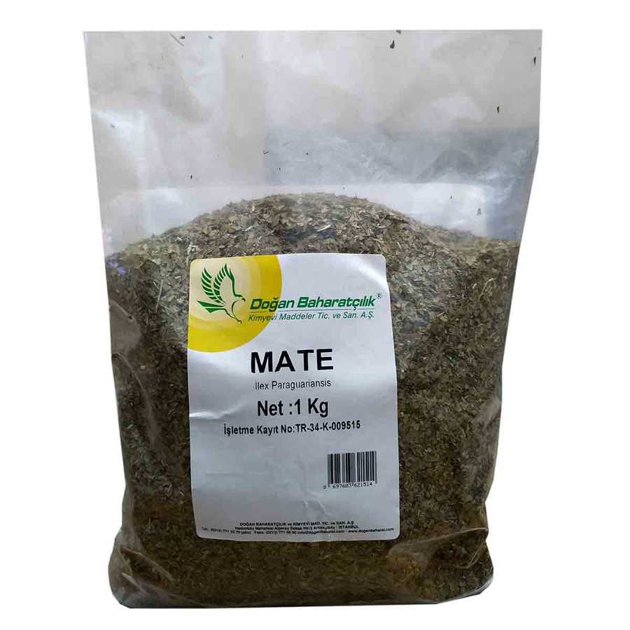 Mate Leaf Herb Natural 1000 Gr Package