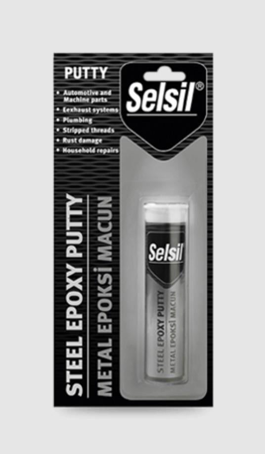 Selsil Metal Putty Epoxy Putty Adhesive 57 gr