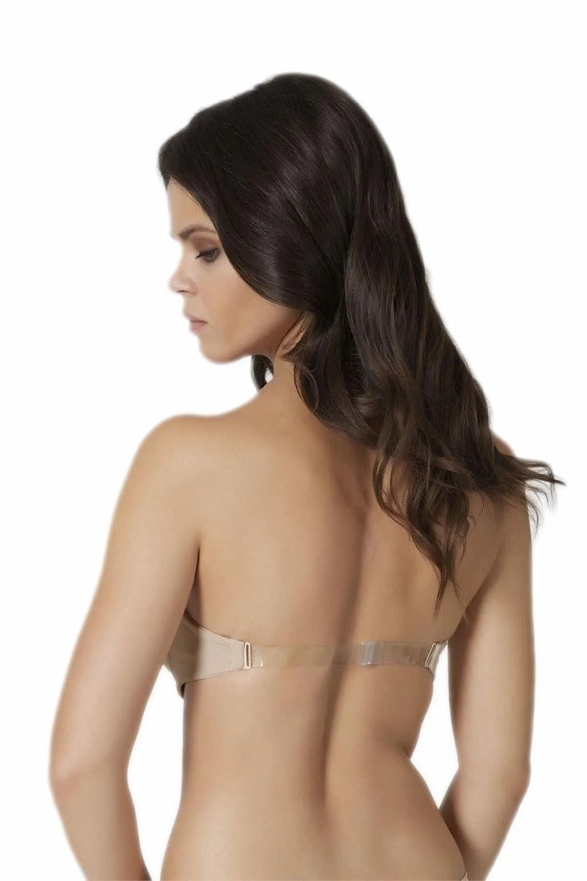 Women's Skin Back Transparent Strapless Unpadded 2550