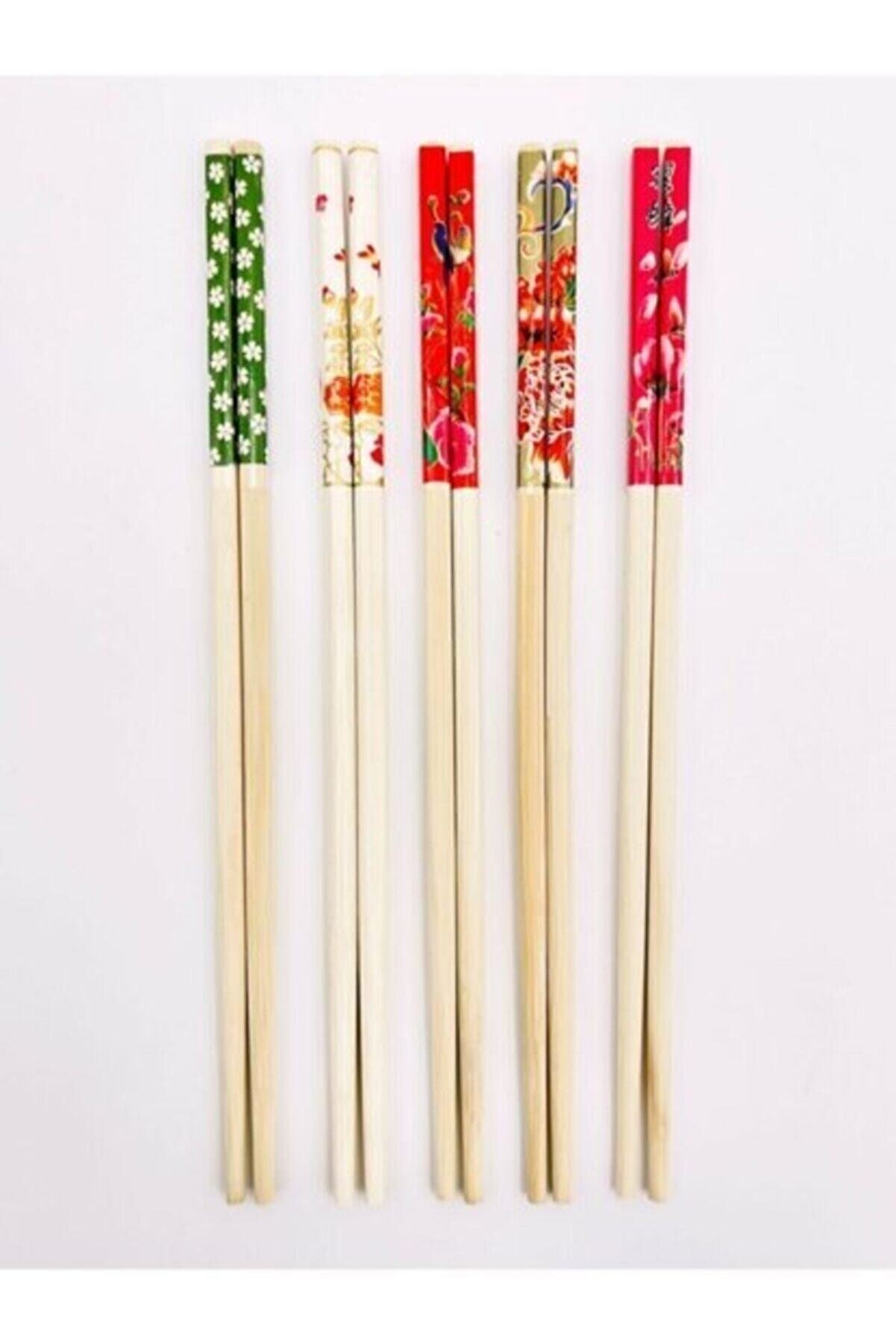 Bamboo Chopstick Chopstick Chopstick Washable Reusable (3 Pairs- 6 Pieces)