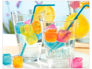 Refreshing and Colorful Ice Cubes 20 Pieces