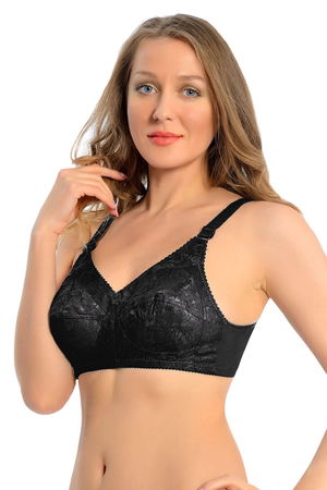 Black Lace Recovery Bra