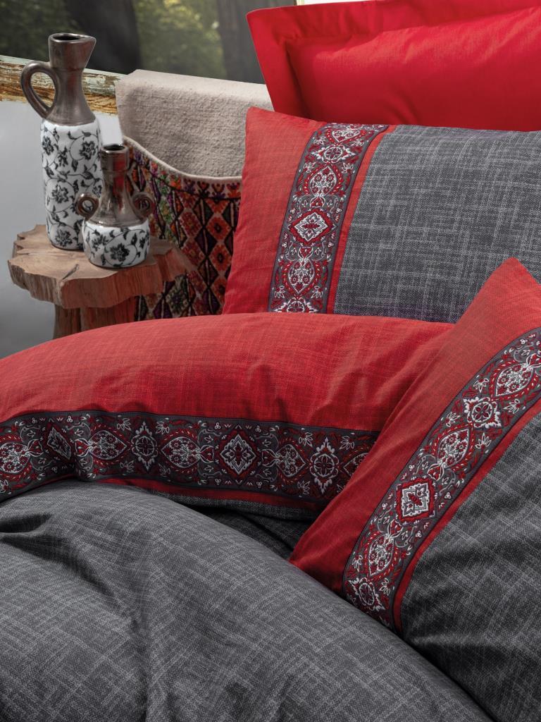 Double Duvet Cover Set Ardil Red