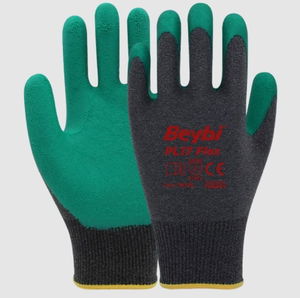 Beybi PL17 Flex Lycra Knitted Latex Gloves NO:10 Green