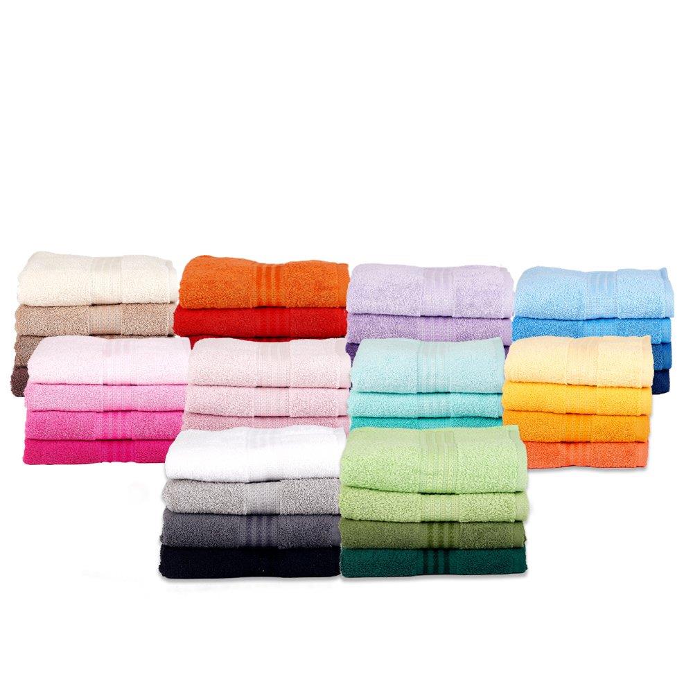 4 pcs 50x90 Towel Set Water Green