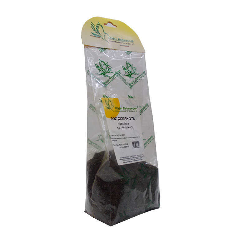 Black Cumin Seed Natural Ground 100 Gr Package