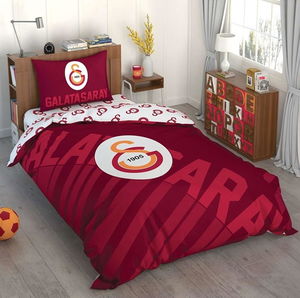 Red Logo Single Duvet Cover Set