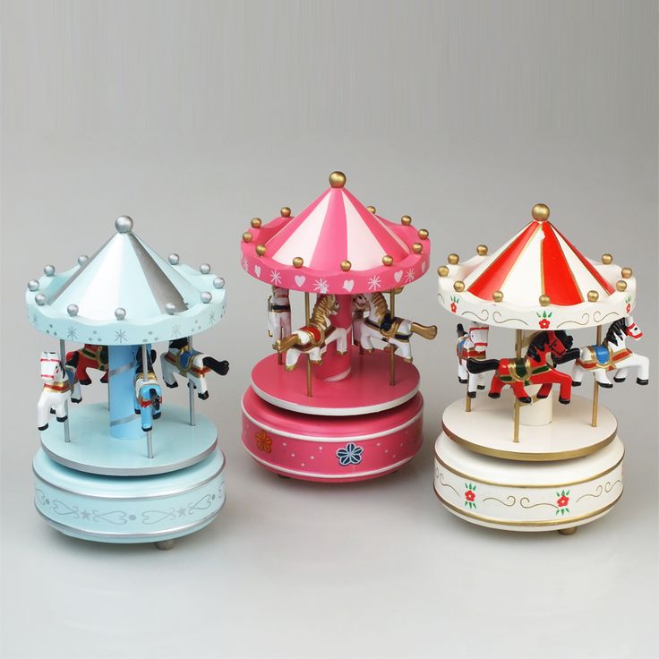 Nostalgic Handmade Carousel Music Box