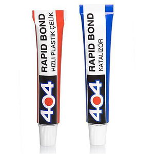 404 Rapid Epoxy Plastic Steel Adhesive 16 Gr