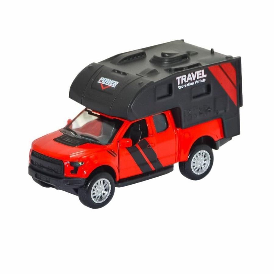 Pull and Drop Caravan 13 Cm with Light and Sound