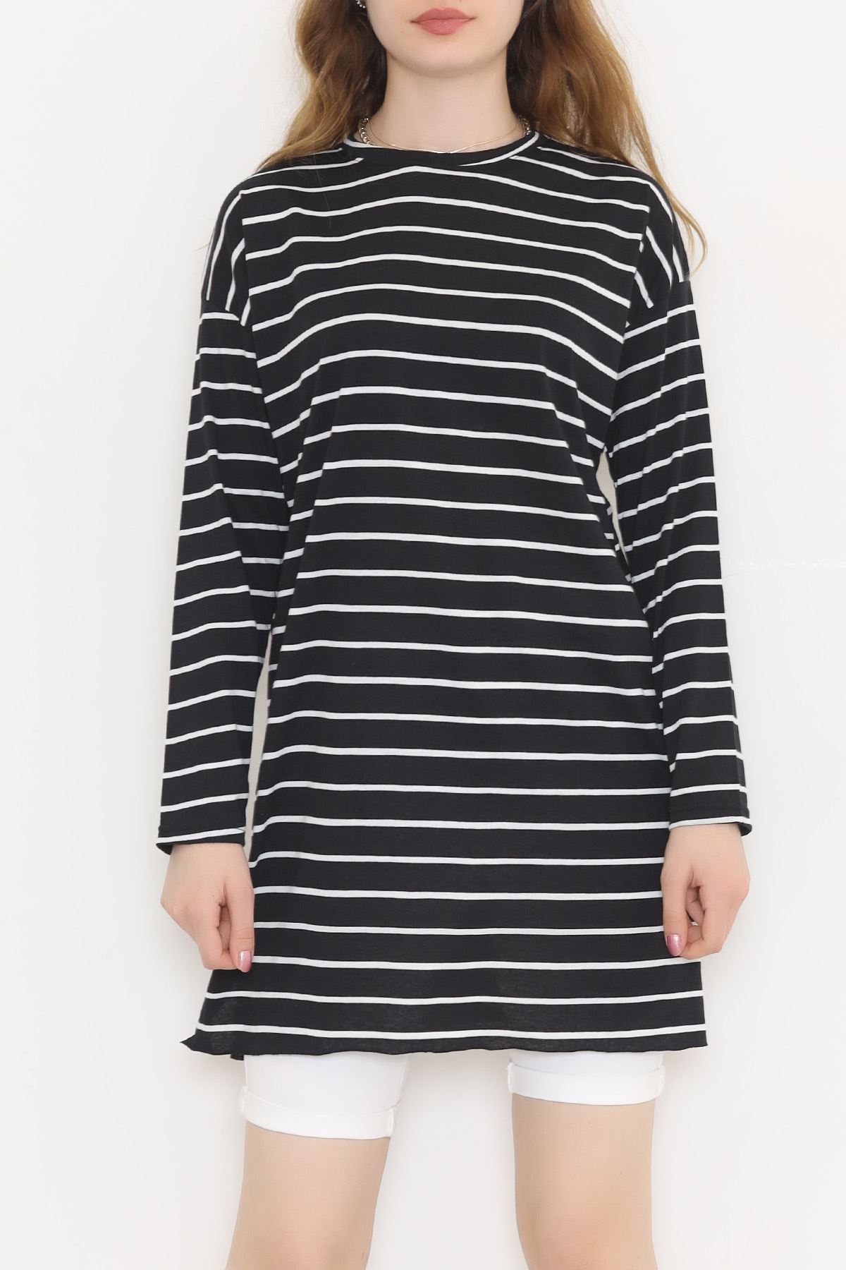 Striped Tunic Black and White