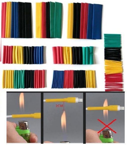 328 Piece Tubing Set Cable Jointing Protective Heat Shrinkable Set