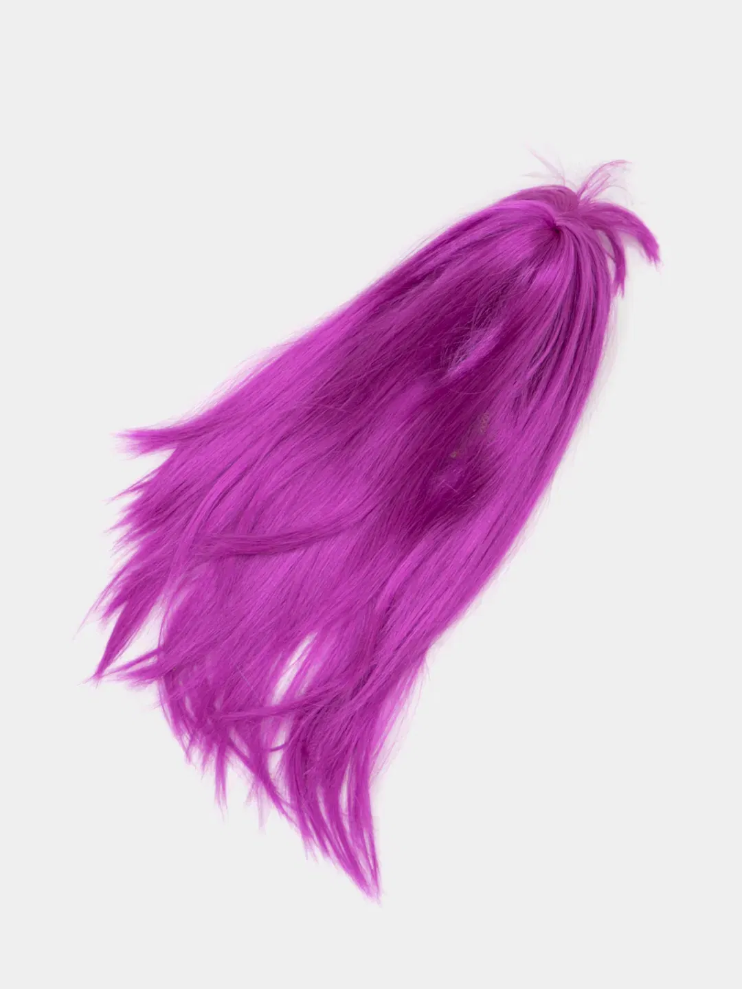 Fuchsia Color Straight Cut Long Party Wig False Hair