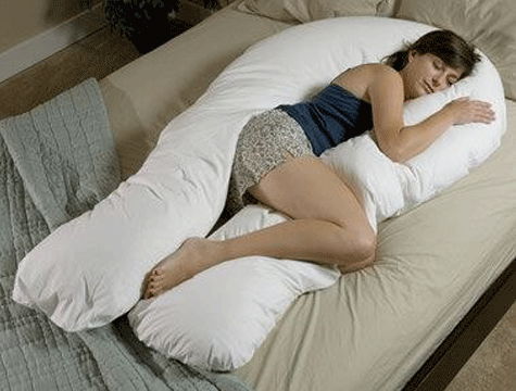 Maternity Pillow with 5 Different Zone Support (White) - 1750GR