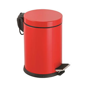 Onno Red Pedal Bin 5 Liter