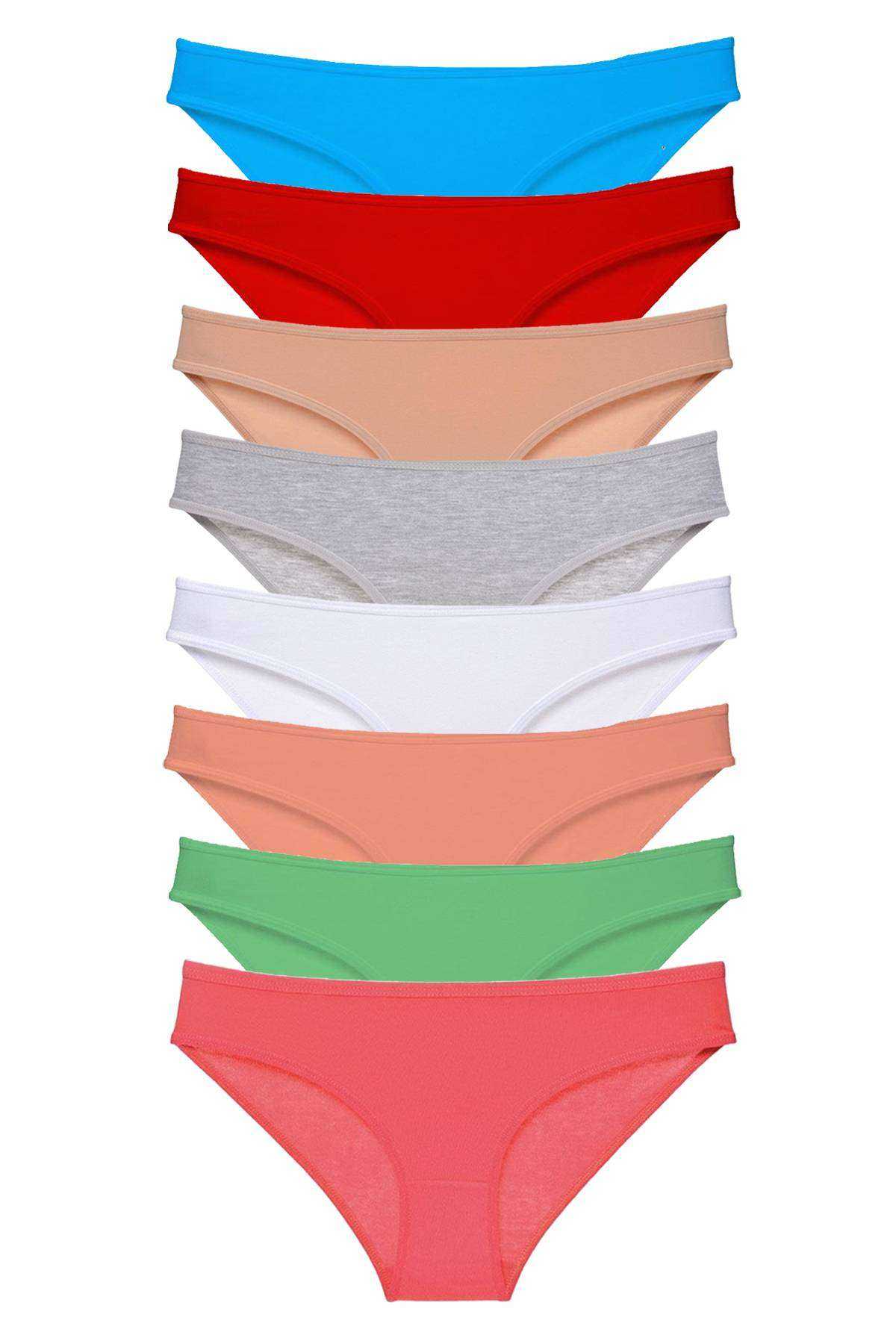 8pcs Super Eco Set Lycra Women Slip Panty Set 8