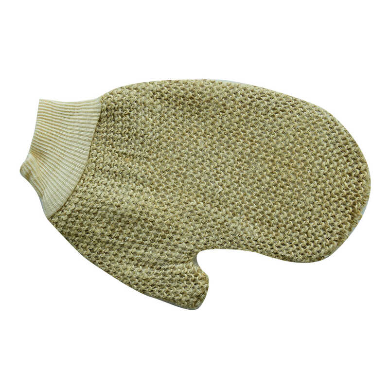 Sisal Rubberized Hand Snap Glove Pouch 17x24 Cm