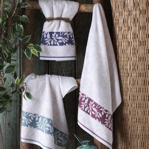 Cotton 6´ 50x90 Towel Set Spring Purple