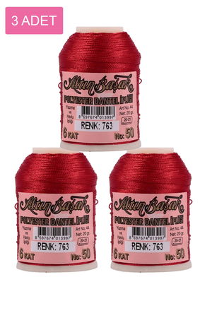 3 Pieces Altinbasak Oya and Lace Floss 20 gr - Turk - No: 763