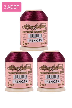 3 Pieces Altinbasak Oya and Lace Floss 20 gr - Turk - No: 025