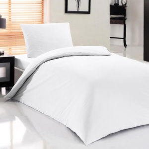 Hotel Type Single Duvet Cover Set White