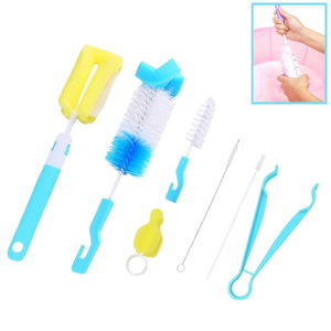 7 Piece Baby Bottle - Jar - Jug Cleaning Brush Set