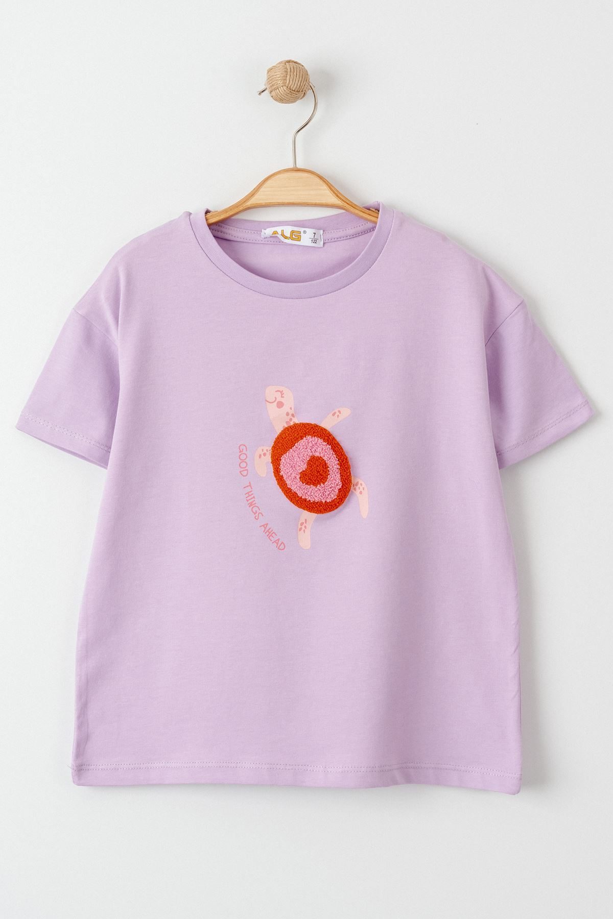 3-7 Years Printed Kids T-Shirt Lilac