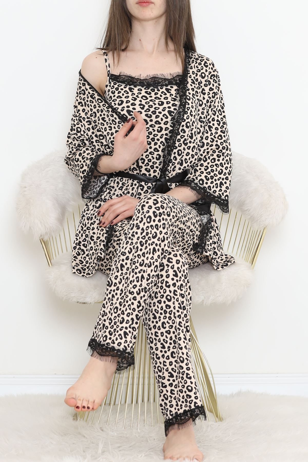 Dressing Gown Set Leopard