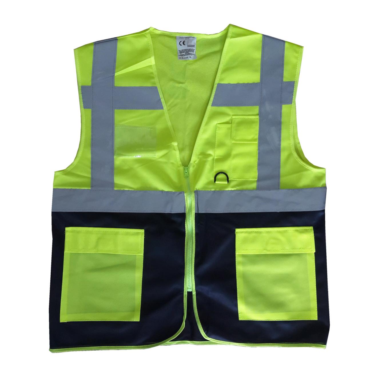 Executive Warning Vest Yellow/Blue S Size