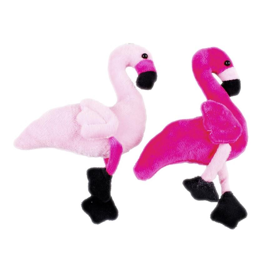 Plush Flamingo Keychain