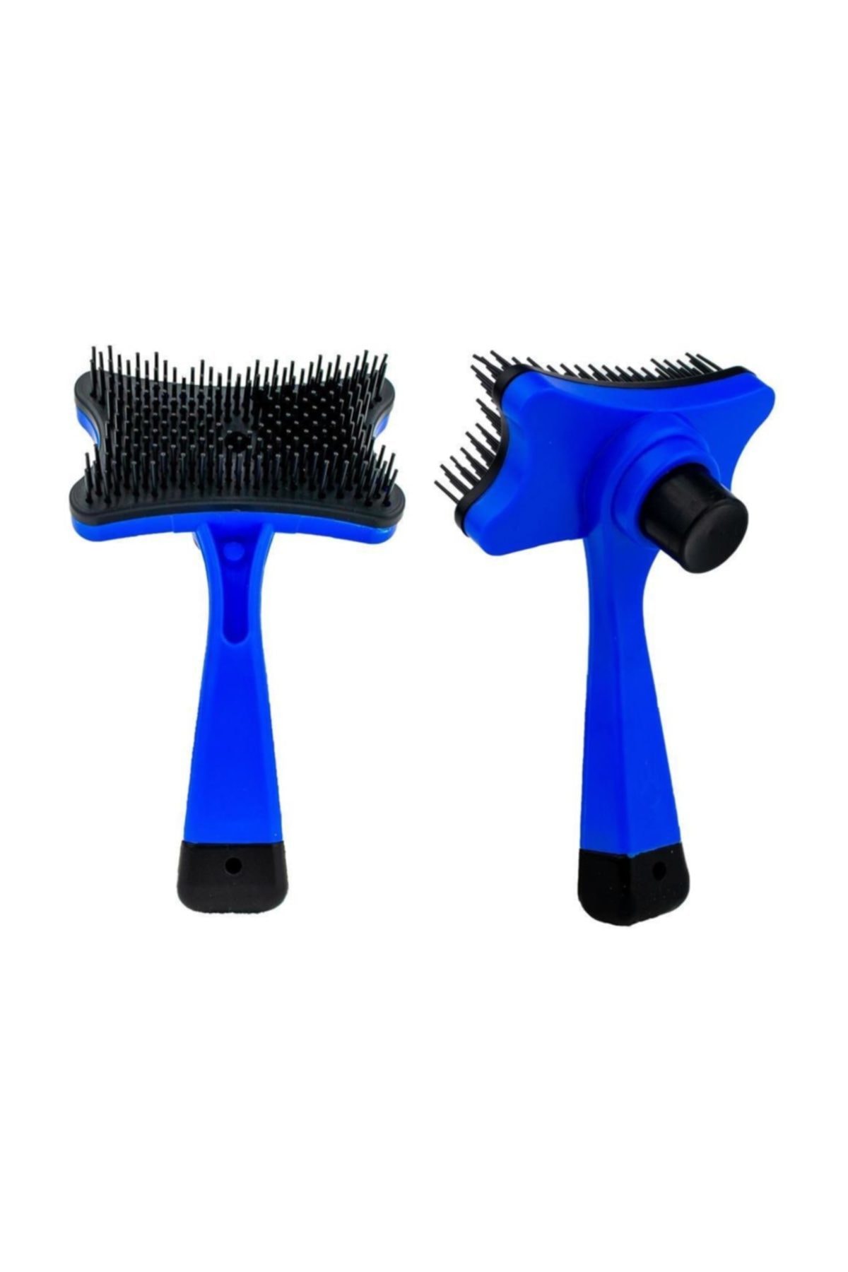 Pet Comb - Self Cleaning Brush - Blue